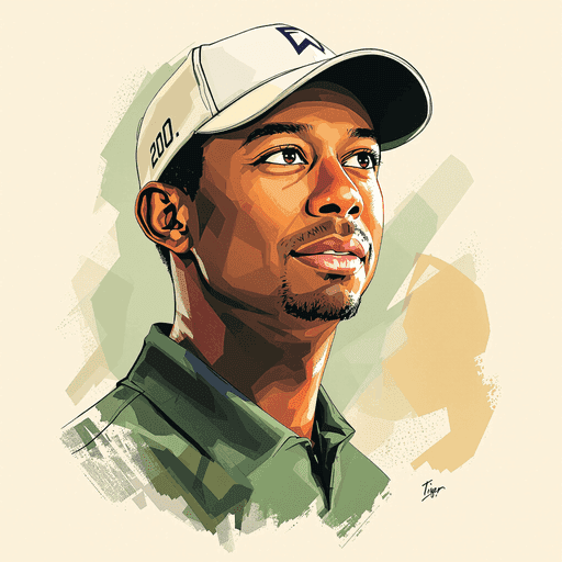 Mystery golfer silhouette